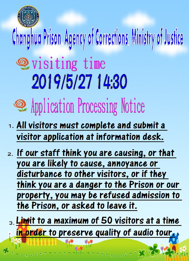 Prison Tours in May 2019 