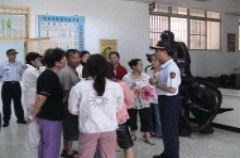 Families visiting